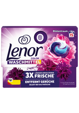 Капсули для прання кольорових речей Lenor "Аметист", 15 шт